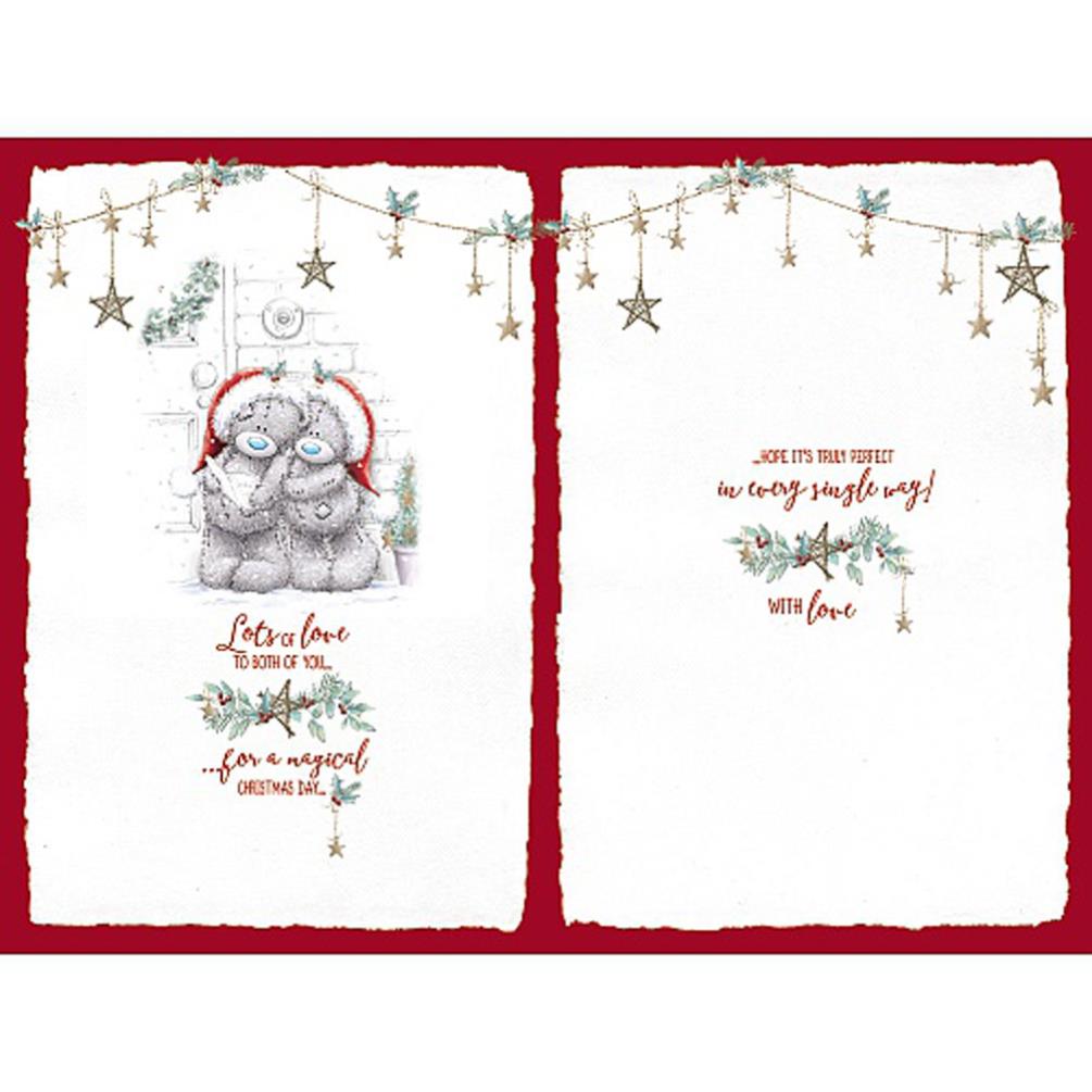 Son & Daughter In Law Handmade Me to You Bear Christmas Card Extra Image 1